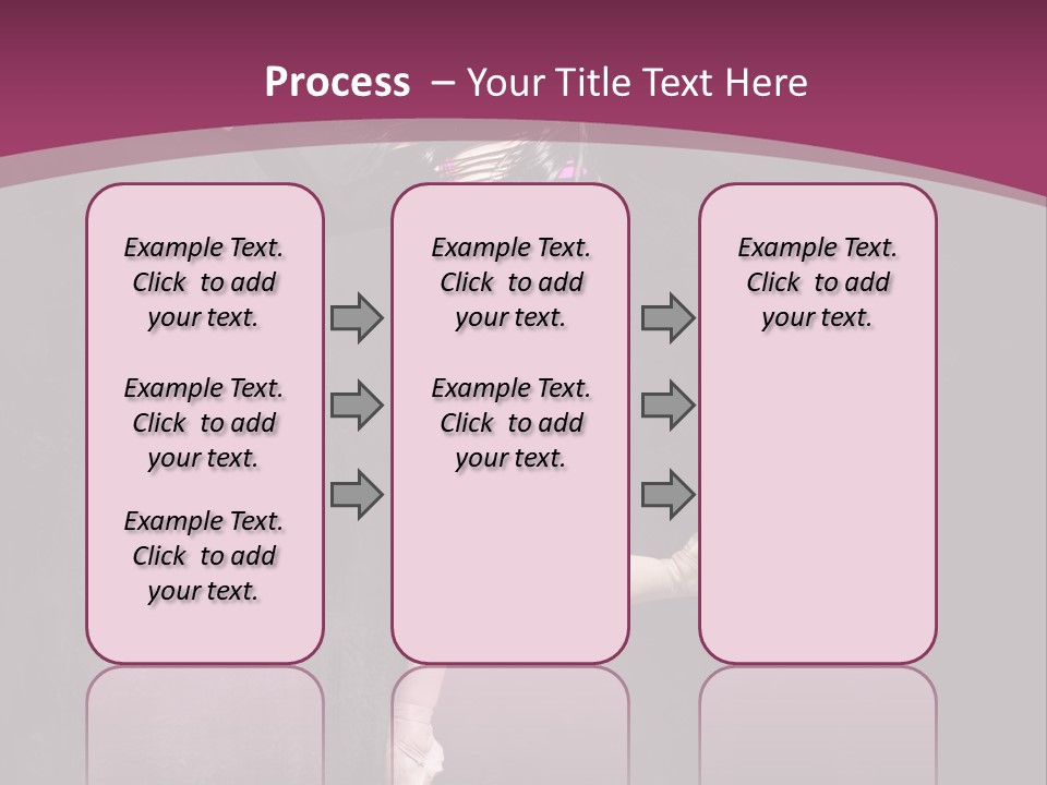 Fitness Elegance Girl PowerPoint Template