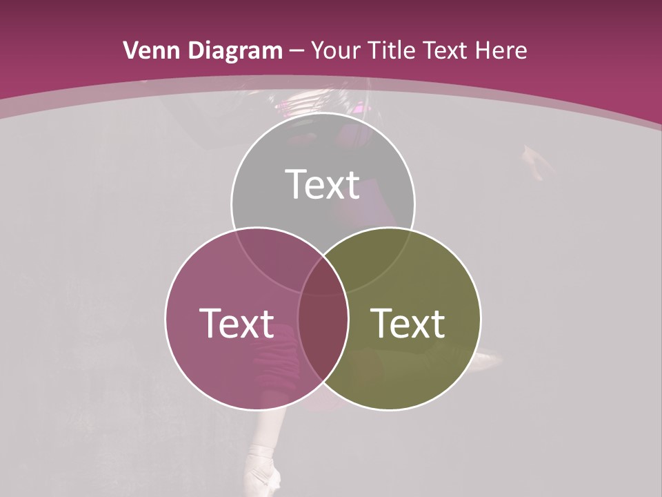 Fitness Elegance Girl PowerPoint Template