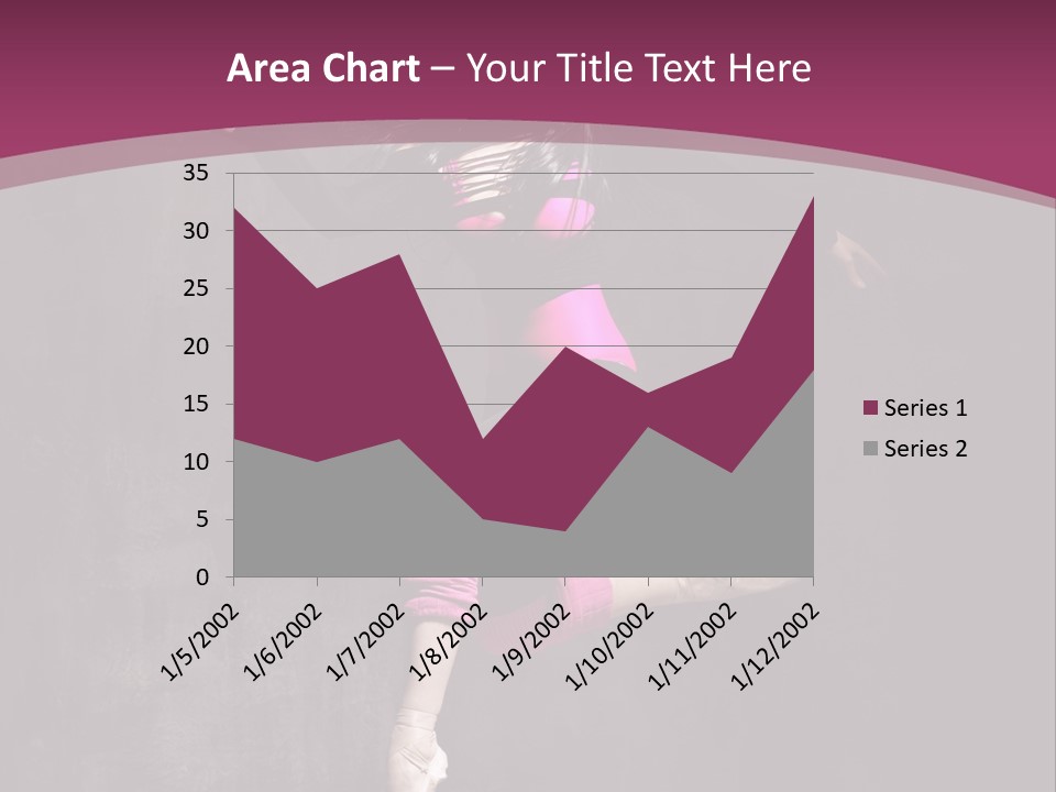 Fitness Elegance Girl PowerPoint Template