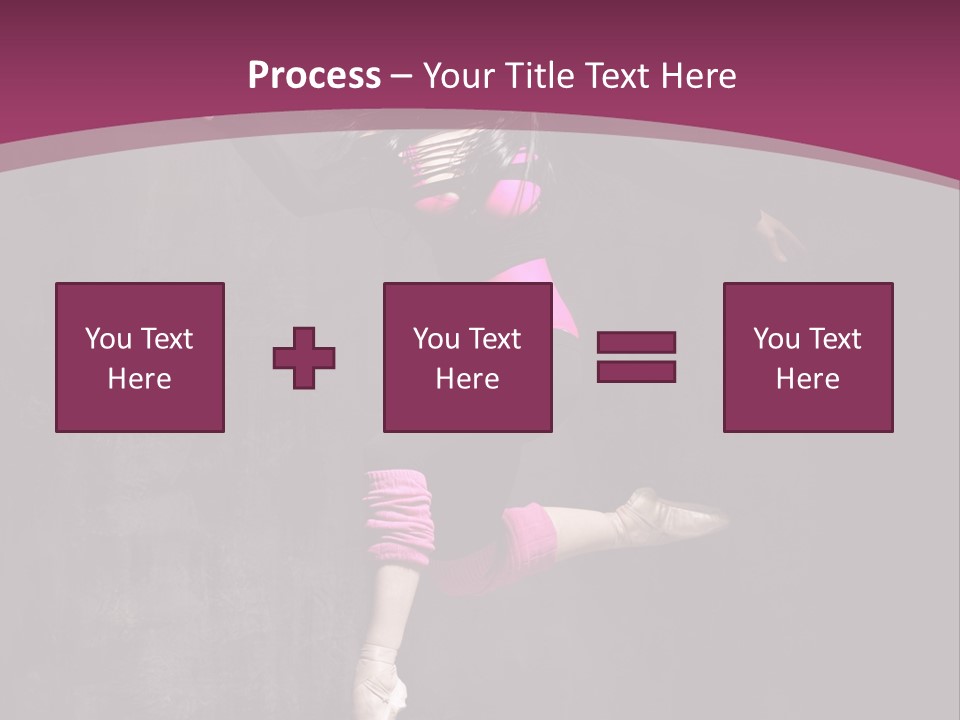 Fitness Elegance Girl PowerPoint Template