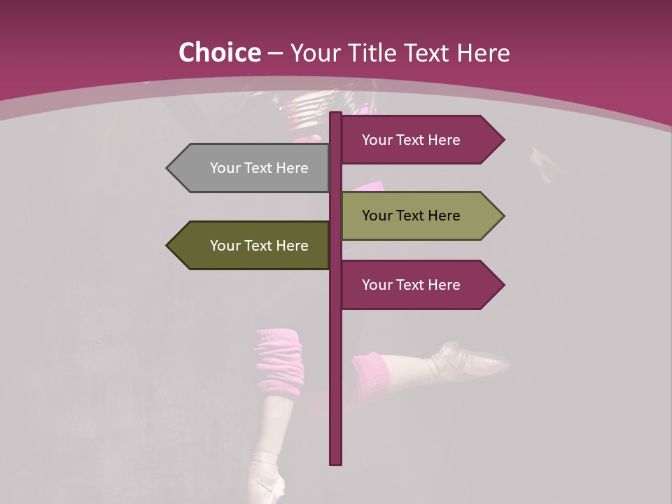 Fitness Elegance Girl PowerPoint Template