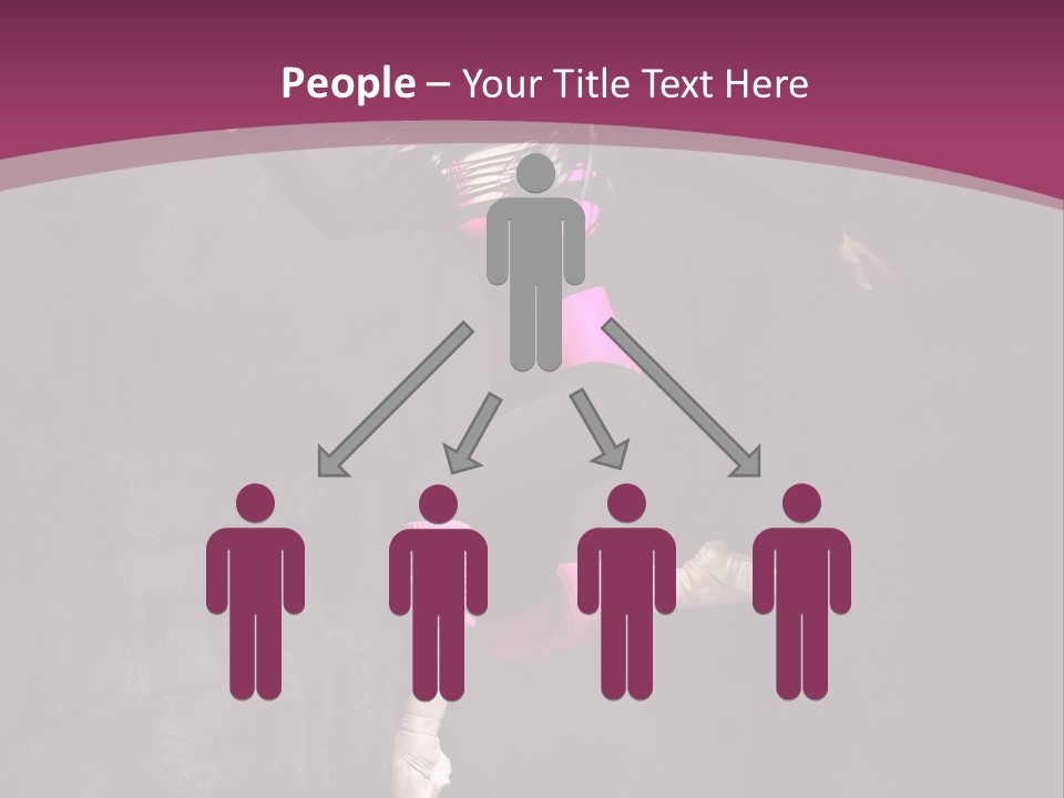 Fitness Elegance Girl PowerPoint Template