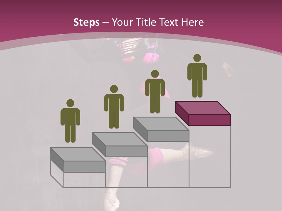 Fitness Elegance Girl PowerPoint Template