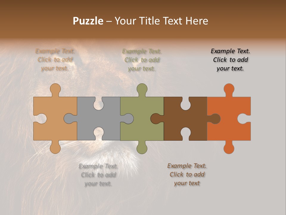 Cat Background King PowerPoint Template