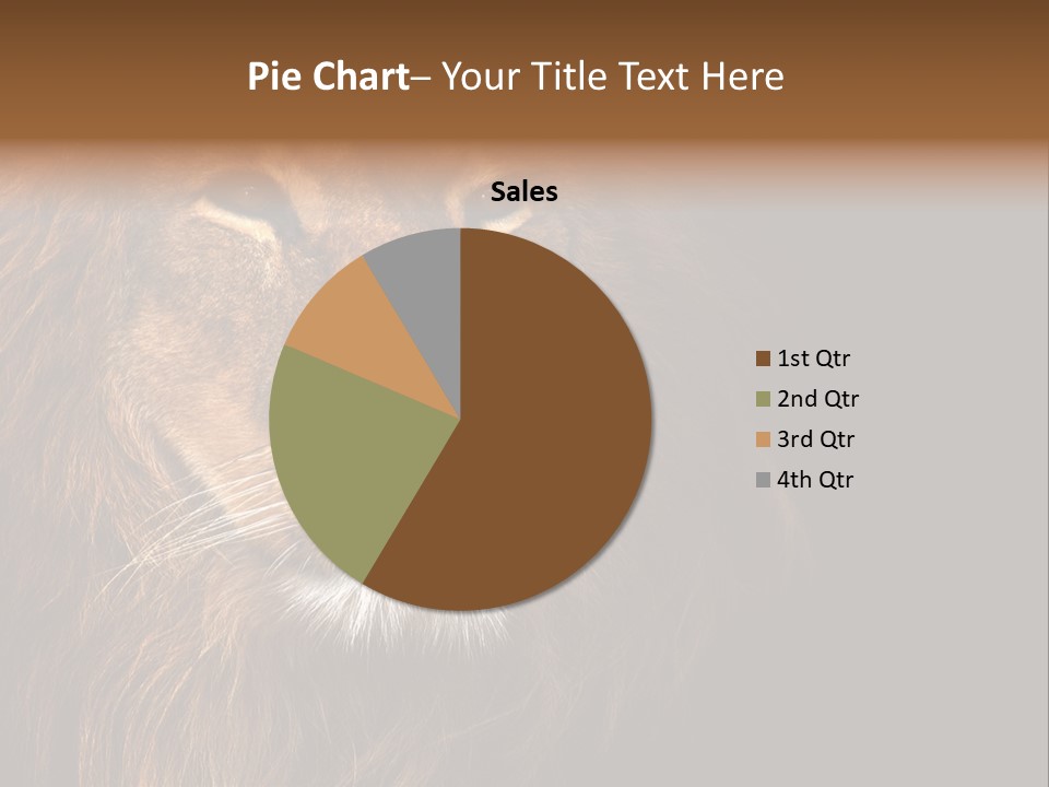 Cat Background King PowerPoint Template