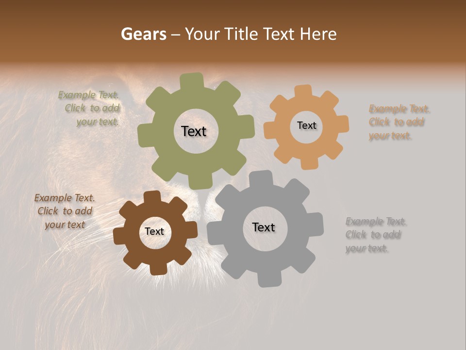 Cat Background King PowerPoint Template