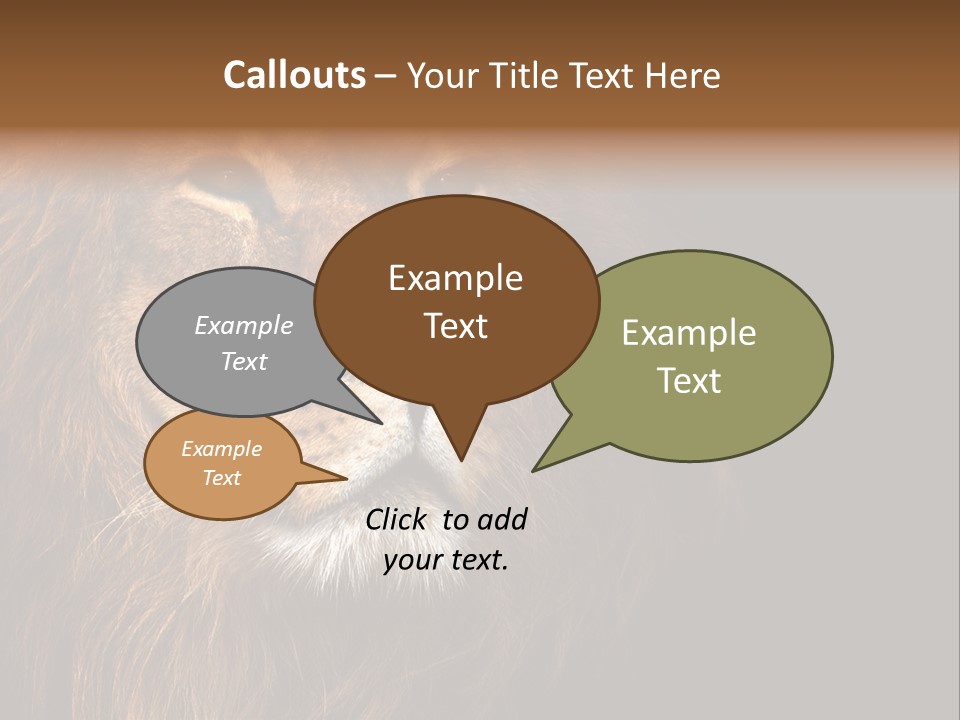 Cat Background King PowerPoint Template