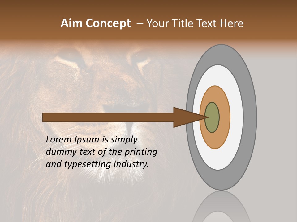 Cat Background King PowerPoint Template