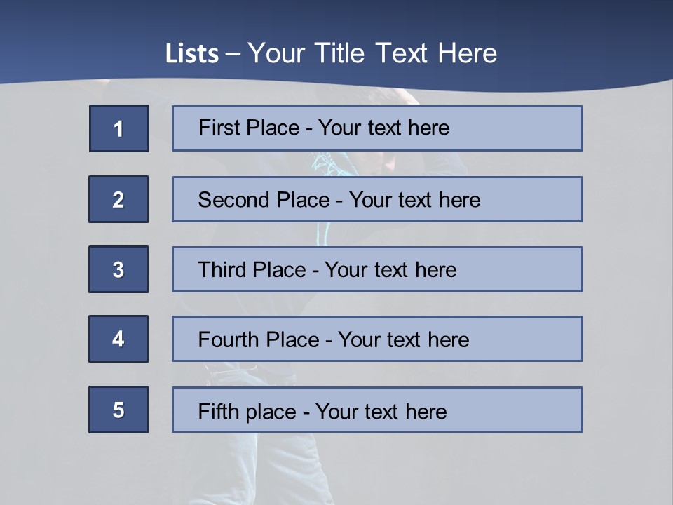 Fitness Balance Hiphop PowerPoint Template