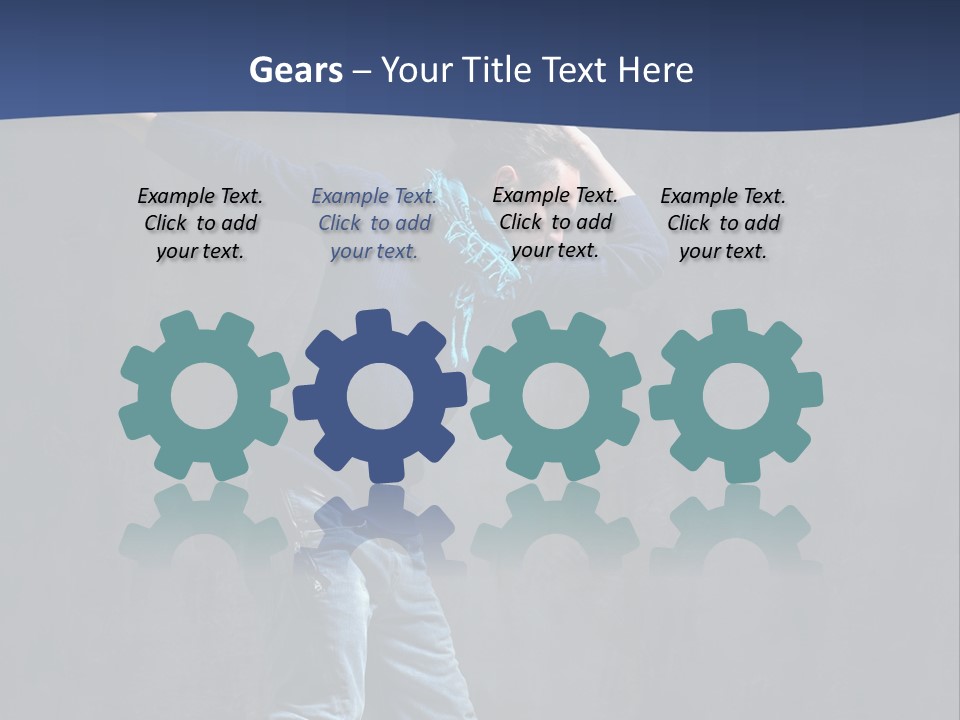 Fitness Balance Hiphop PowerPoint Template