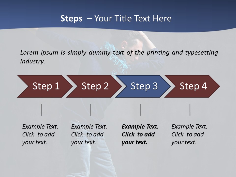 Fitness Balance Hiphop PowerPoint Template