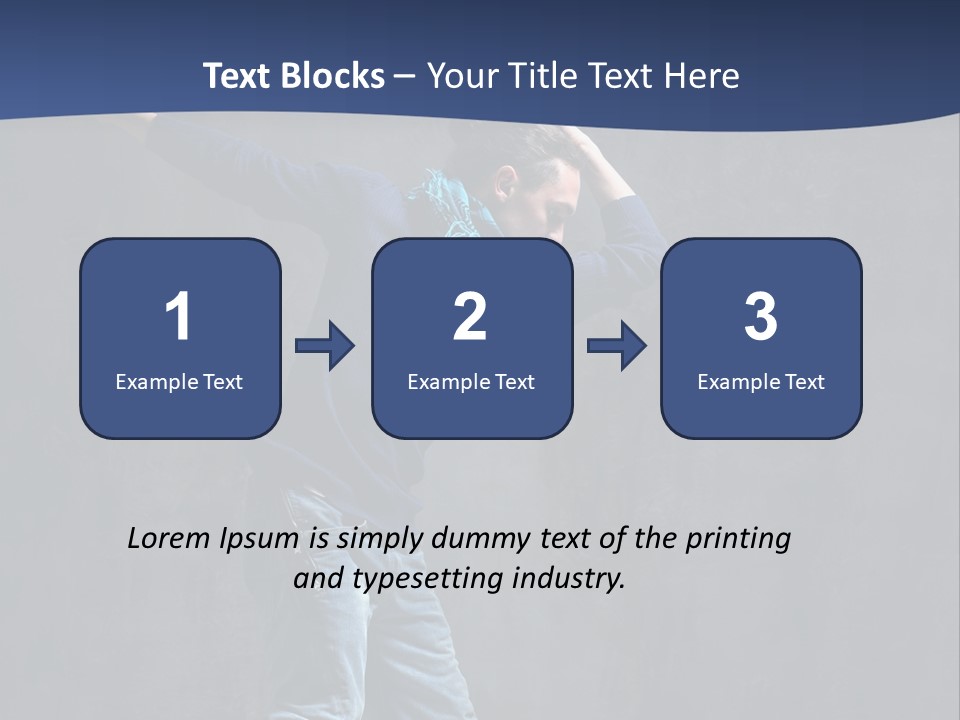 Fitness Balance Hiphop PowerPoint Template