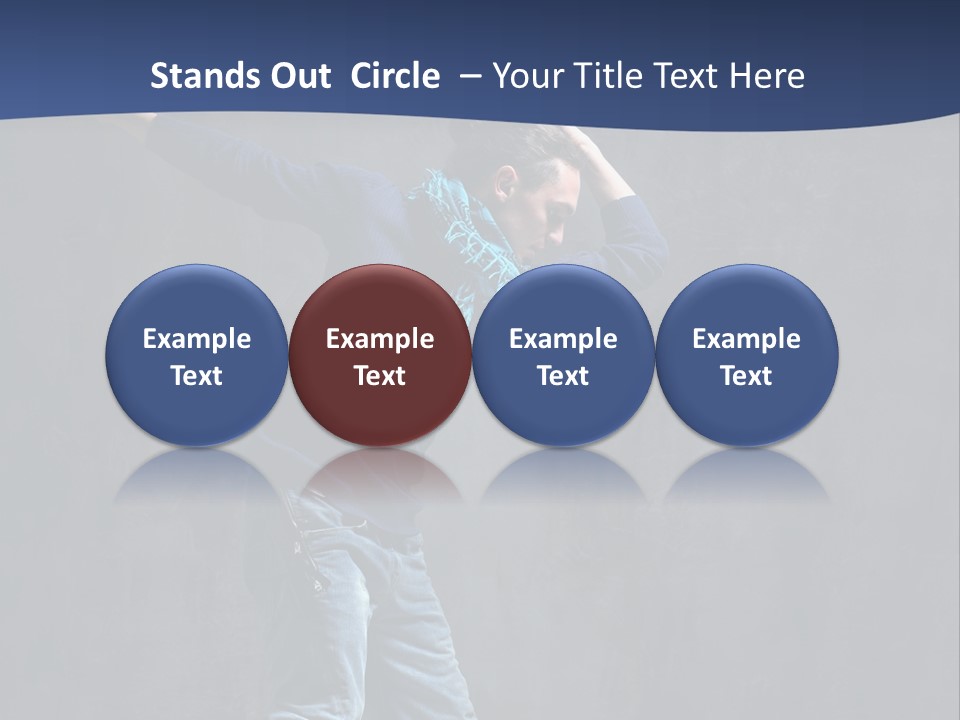 Fitness Balance Hiphop PowerPoint Template