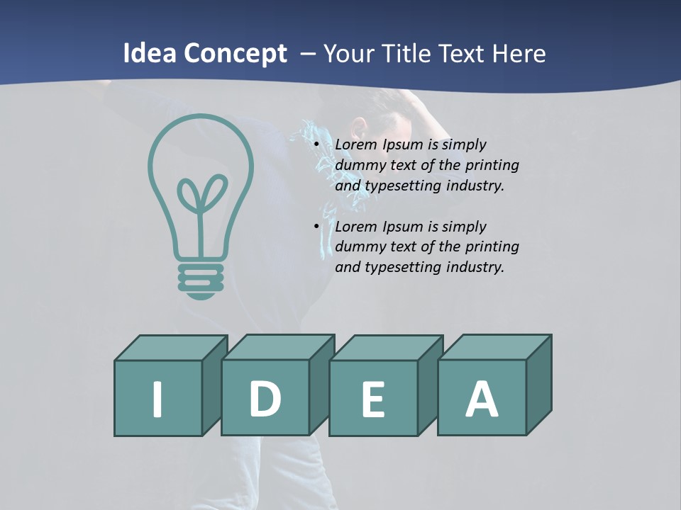 Fitness Balance Hiphop PowerPoint Template