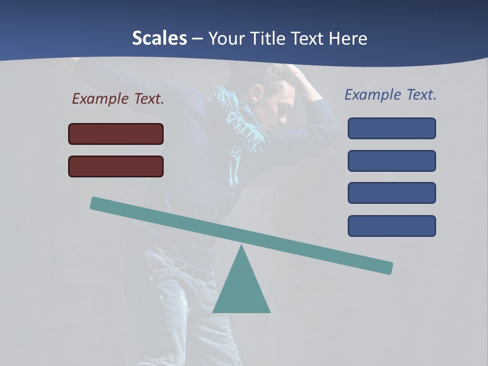 Fitness Balance Hiphop PowerPoint Template