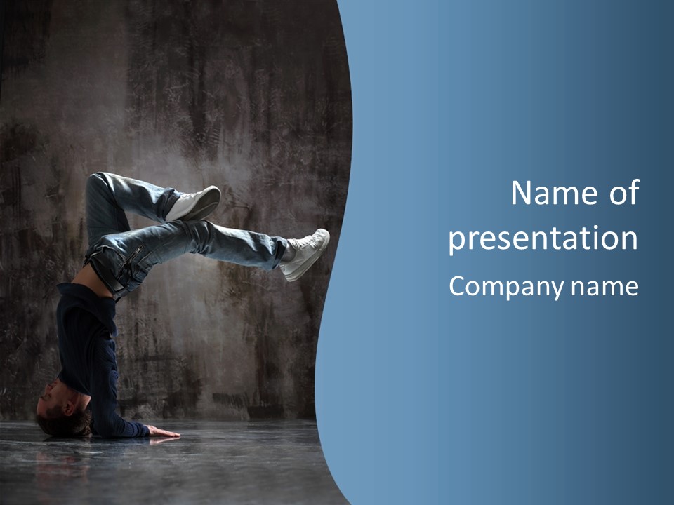 Grace Performer Fitness PowerPoint Template