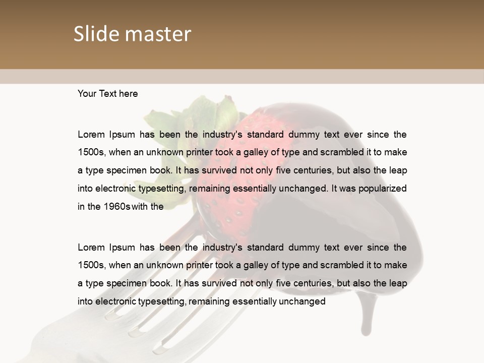 Ripe Healthiness Health PowerPoint Template