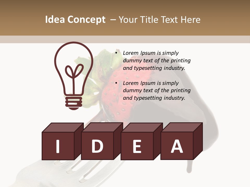 Ripe Healthiness Health PowerPoint Template