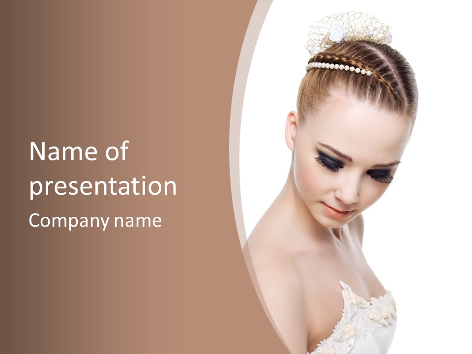 Attractive  Hair PowerPoint Template