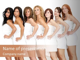 Erotic Models Together PowerPoint Template