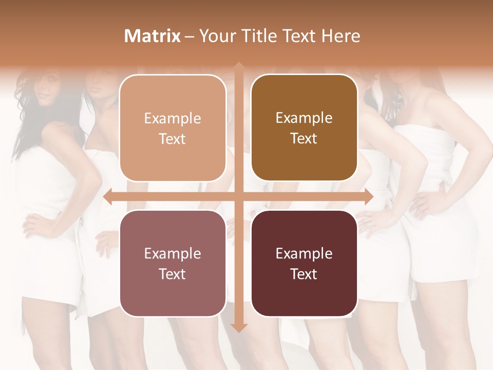 Erotic Models Together PowerPoint Template