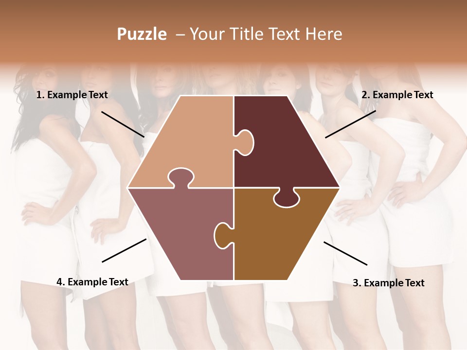 Erotic Models Together PowerPoint Template