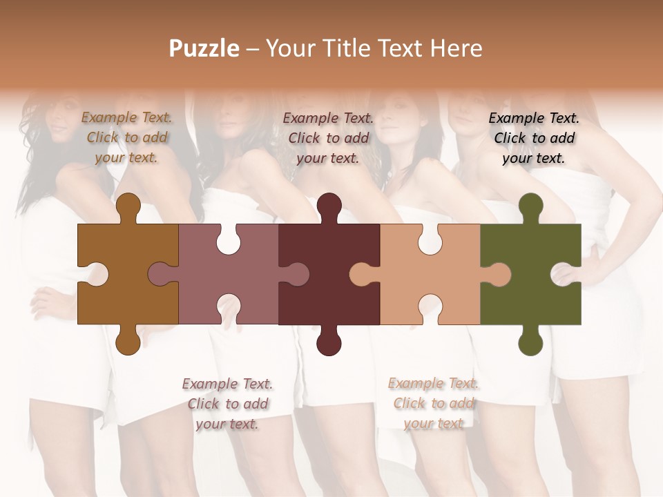 Erotic Models Together PowerPoint Template