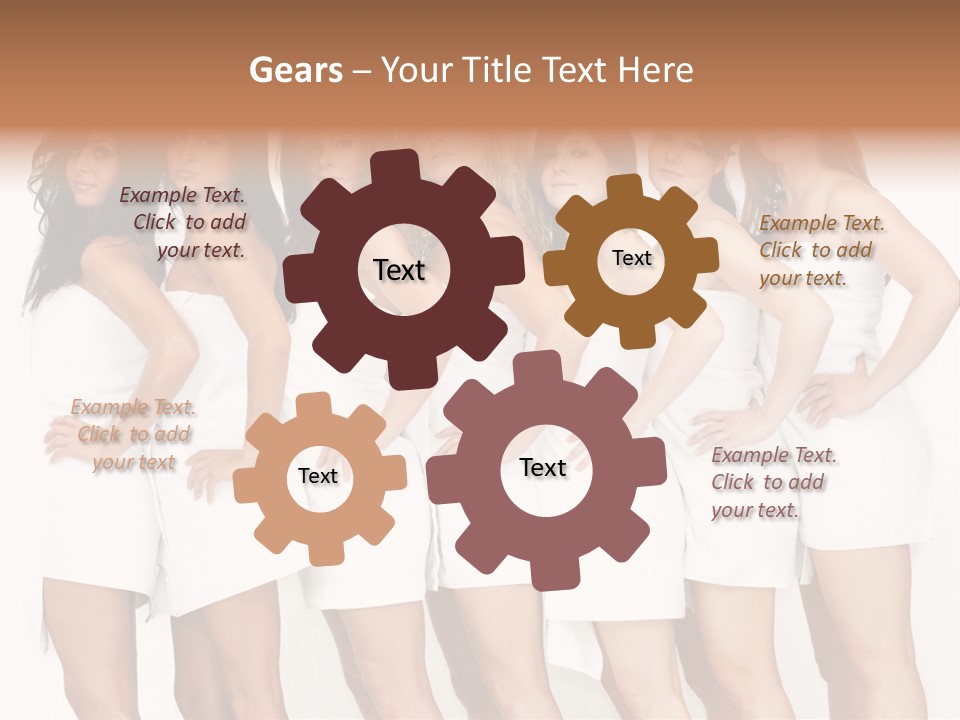 Erotic Models Together PowerPoint Template