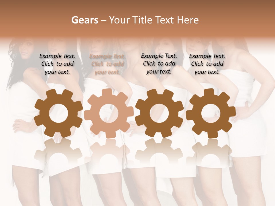 Erotic Models Together PowerPoint Template