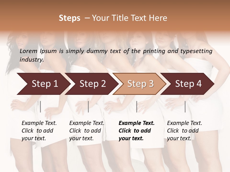 Erotic Models Together PowerPoint Template