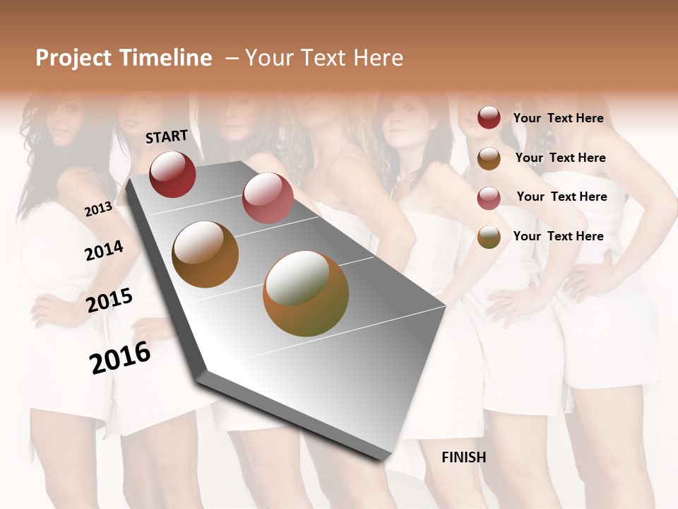 Erotic Models Together PowerPoint Template