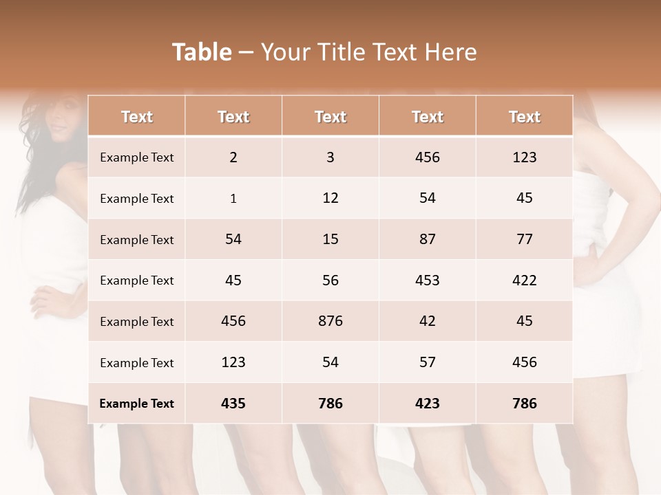 Erotic Models Together PowerPoint Template