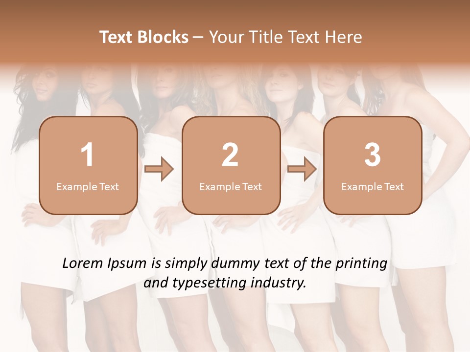 Erotic Models Together PowerPoint Template