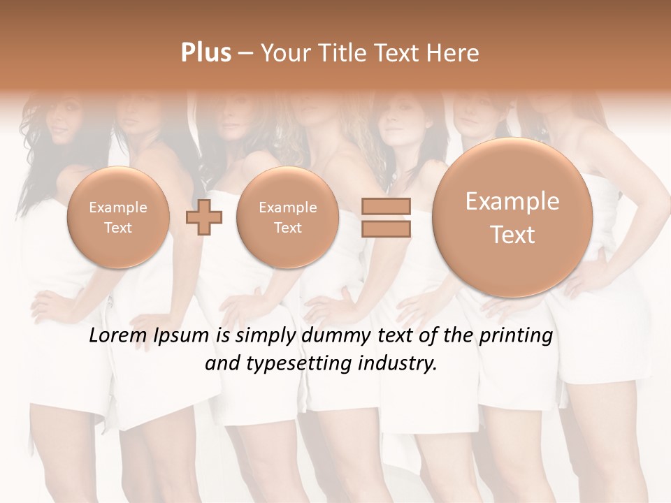 Erotic Models Together PowerPoint Template