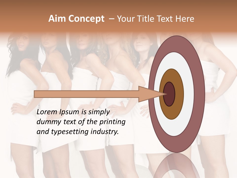 Erotic Models Together PowerPoint Template