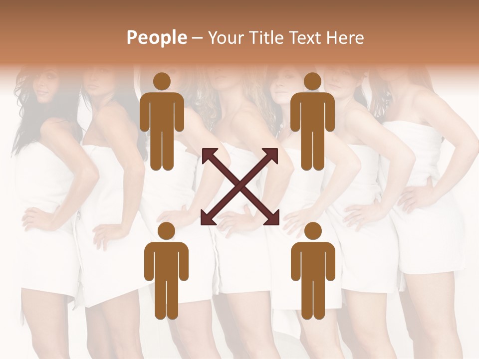 Erotic Models Together PowerPoint Template