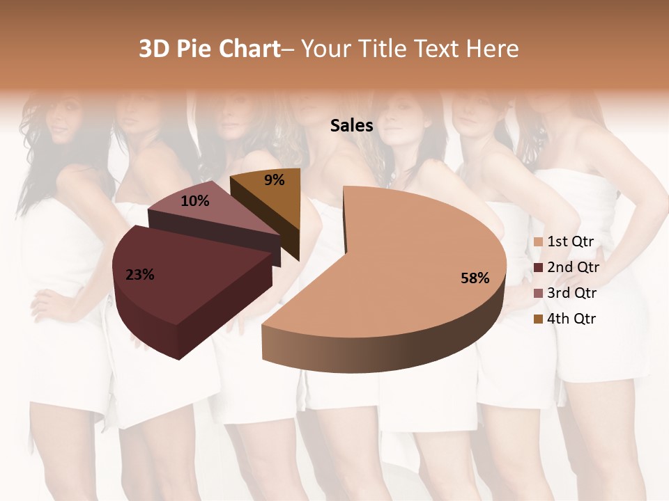 Erotic Models Together PowerPoint Template