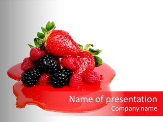 Black Natural Summer PowerPoint Template