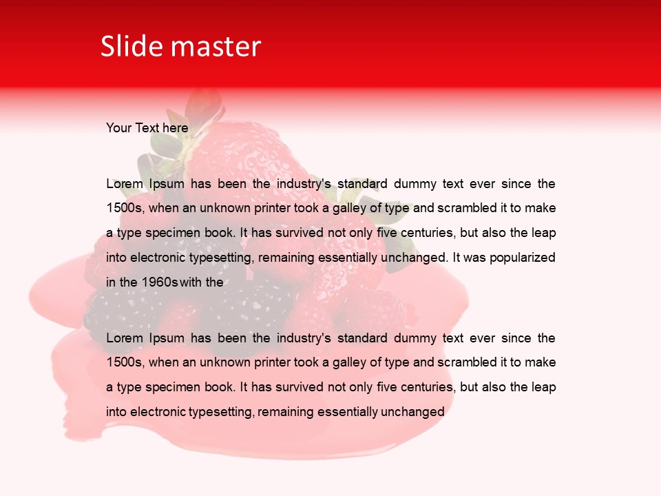 Black Natural Summer PowerPoint Template