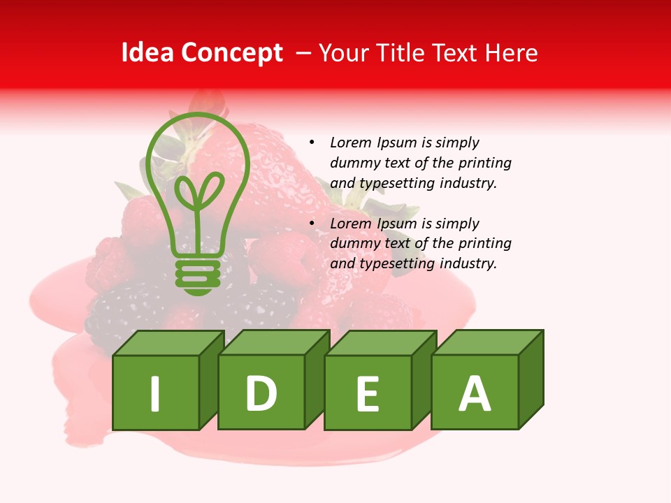 Black Natural Summer PowerPoint Template