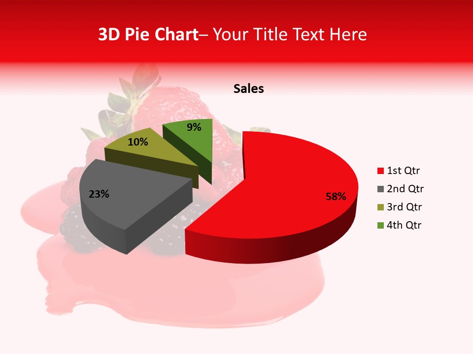 Black Natural Summer PowerPoint Template