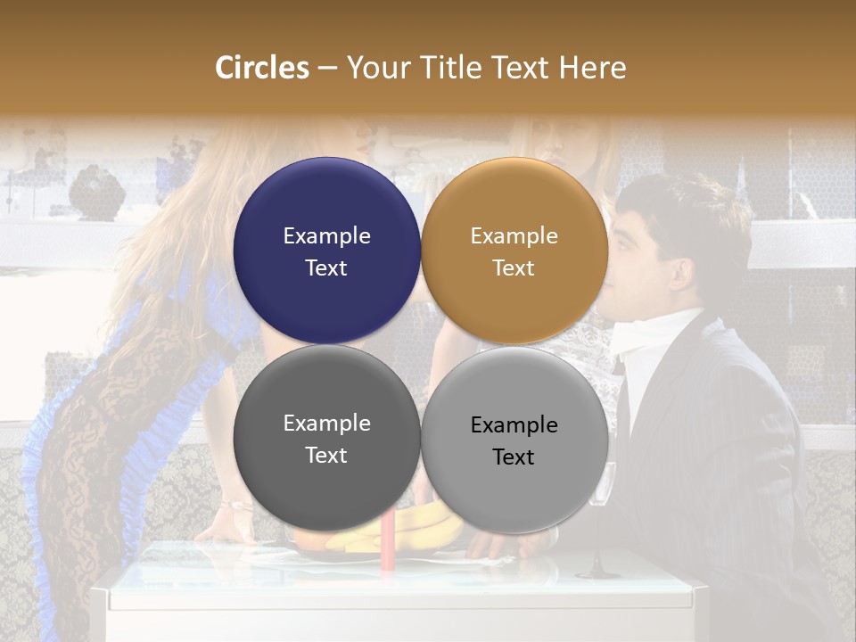 Seize Domination Kick PowerPoint Template