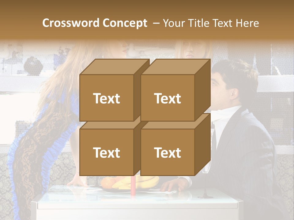 Seize Domination Kick PowerPoint Template