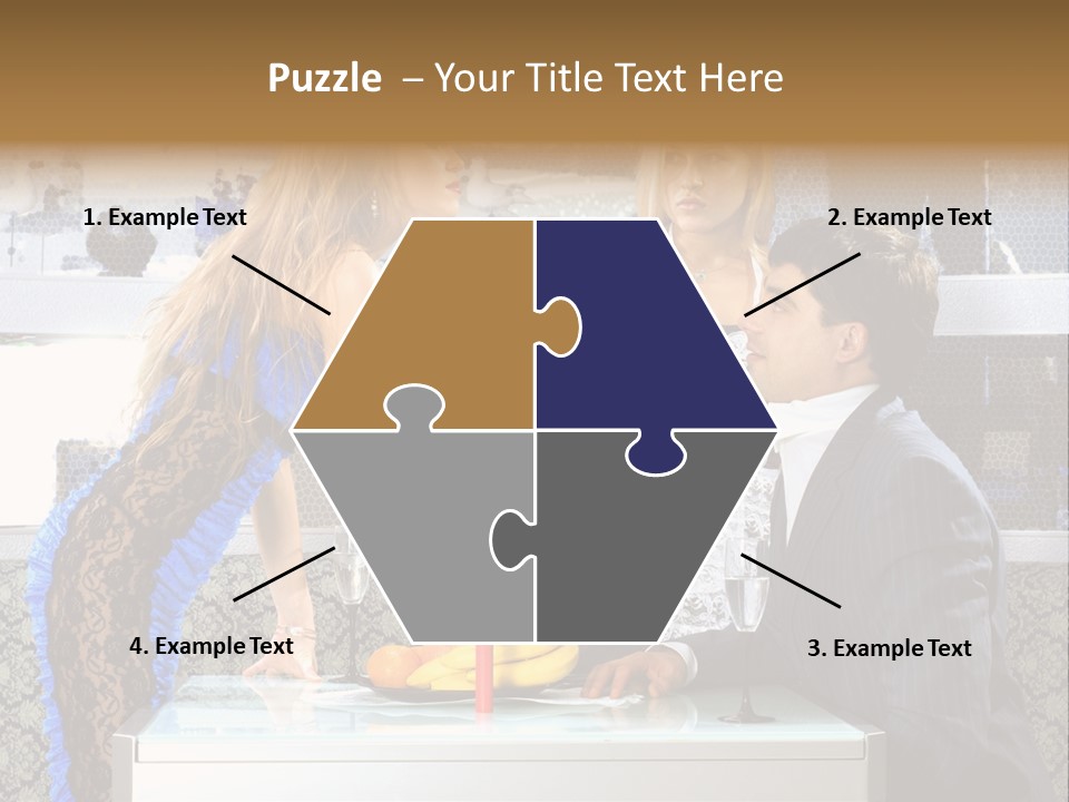 Seize Domination Kick PowerPoint Template