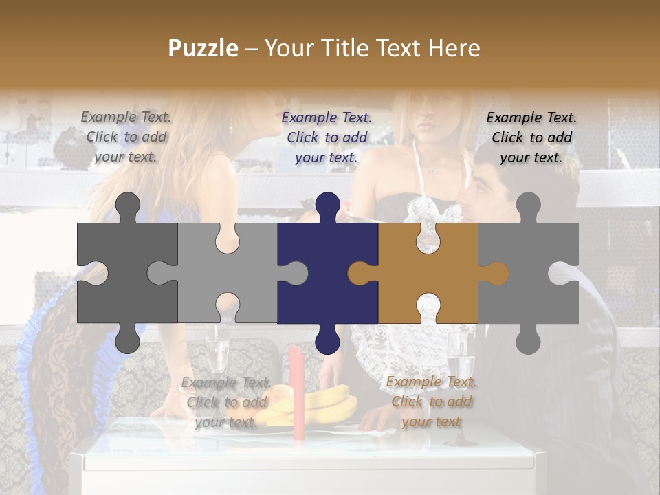 Seize Domination Kick PowerPoint Template