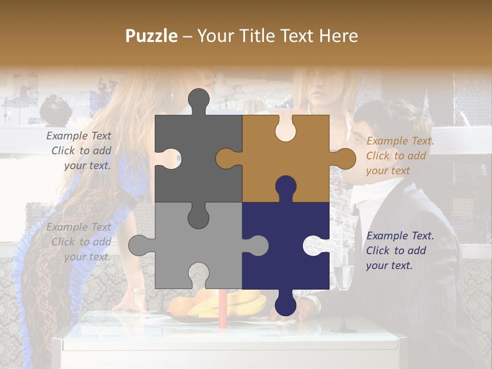 Seize Domination Kick PowerPoint Template