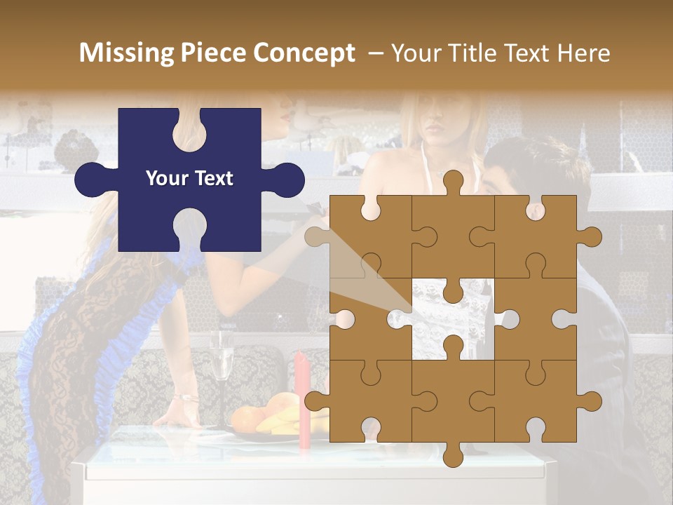 Seize Domination Kick PowerPoint Template