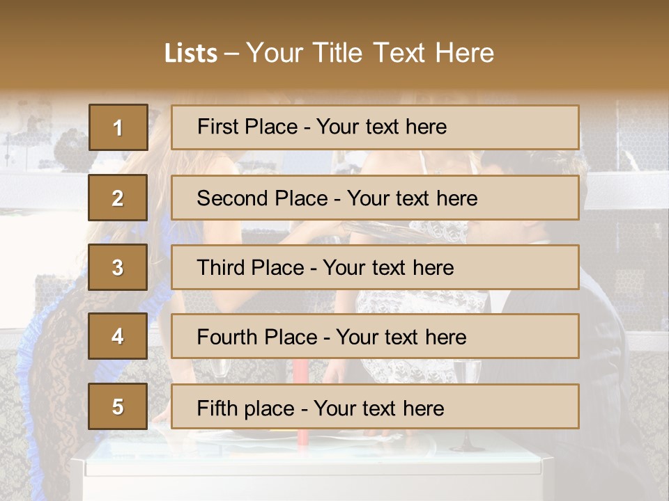 Seize Domination Kick PowerPoint Template