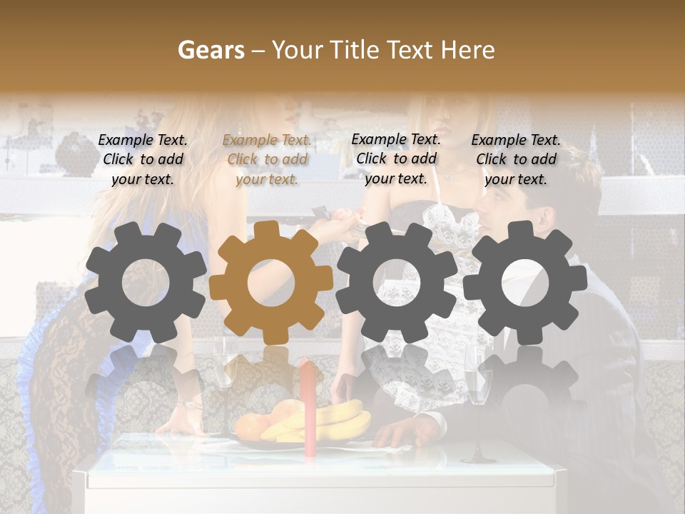 Seize Domination Kick PowerPoint Template