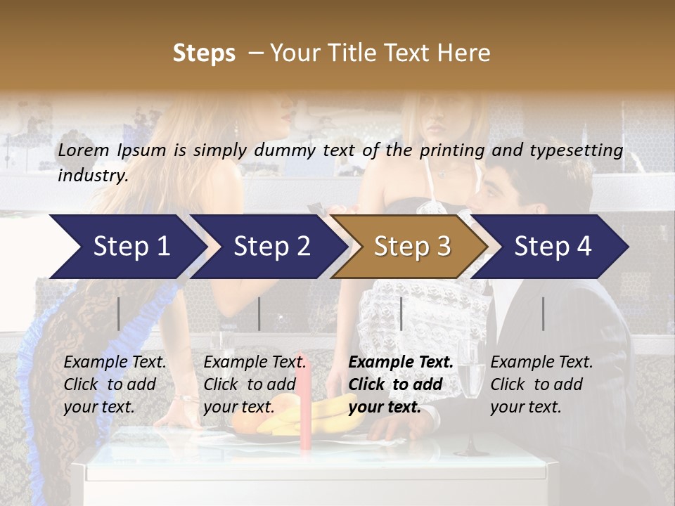 Seize Domination Kick PowerPoint Template